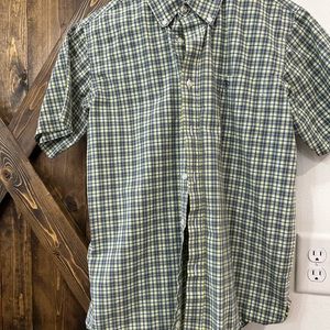 Boys size XL (18) short sleeve button up